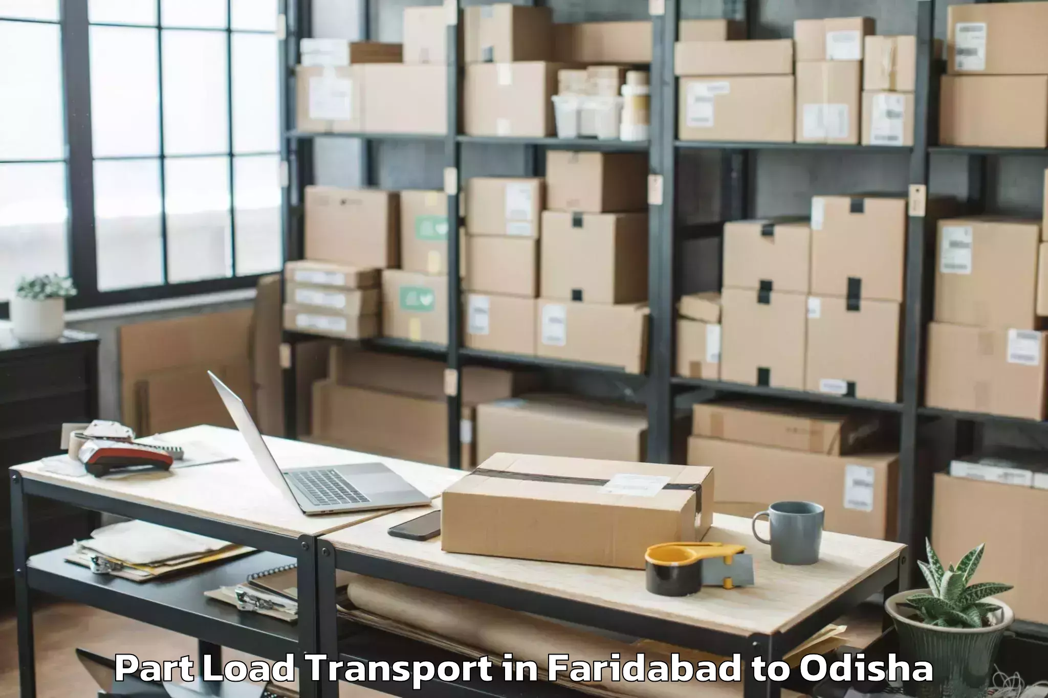 Discover Faridabad to Lephripara Part Load Transport